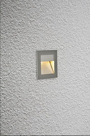 EVN Wandeinbau, IP20, G9, max. 25W, 230V, Alu (239414)