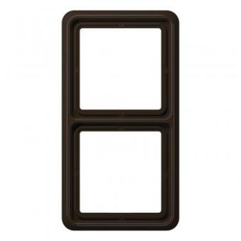 ARDEBO.de JUNG CD582WUBR Rahmen 2fach, braun glänzend