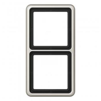 ARDEBO.de JUNG CD584PT Rahmen 4fach, platin