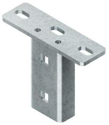 ARDEBO.de Niedax KU 4530 F Schraubkopfplatte für Profil U 4530, inkl. Zubehör, Stahl, feuerverzinkt