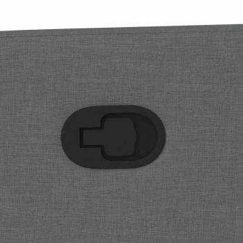 Massage Relaxsessel Dunkelgrau 69 x 86 x 100 cm Stoff