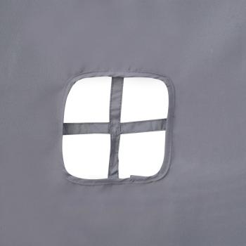 Kinder Tipi-Zelt mit Tasche Pfirsichhaut Grau 120x120x150 cm