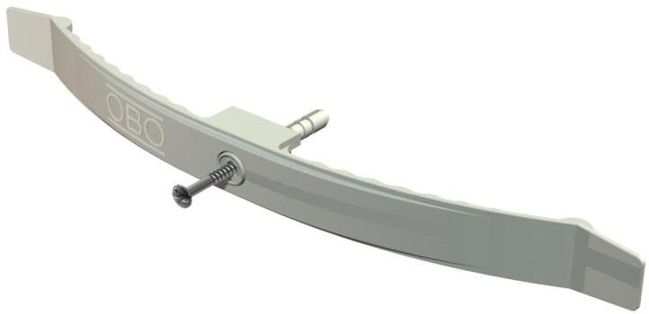 ARDEBO.de OBO Bettermann 2033 SD SP Kabelklammer mit Schlagdübel für 16 Leitungen, 2x8 NYM 3x1,5, Polyamid, lichtgrau, 100 Stk. (220487)