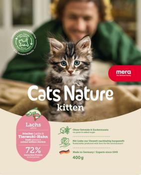 ARDEBO.de Mera Cat Nature Kitten Lachs 400g