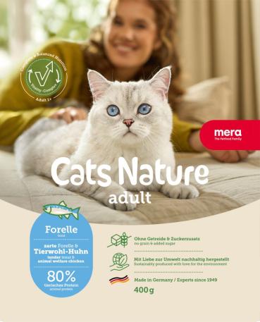 ARDEBO.de Mera Cat Nature Adult Forelle 400g