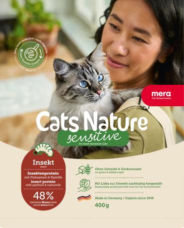 ARDEBO.de Mera Cat Nature Sensitive Adult Insekt 400g