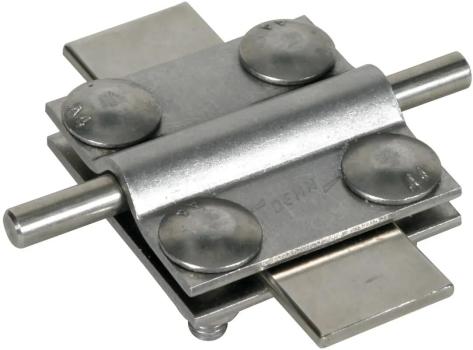 ARDEBO.de Dehn KS 8.10 FL30 FRSM8 V4A Kreuzstück NIRO (V4A) für Rd 8-10/Fl 30mm Fl 30/30mm ohne Zwischenplatte (318239)