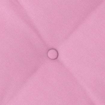 Rückenkissen Rosa 60 x 19 x 50 cm Stoff