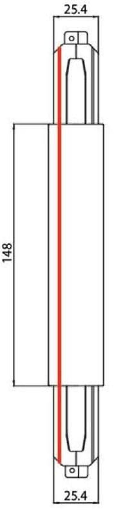 Brumberg ONETRACK Mitteleinspeisung zu 3Phasen-Stromschiene ONETRACK, schaltbar, schwarz (87124080)