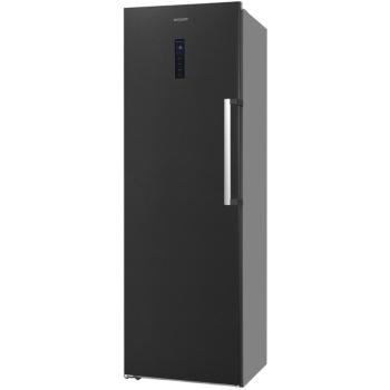 Exquisit GS295-NF-H-040D Stand Gefrierschrank, 60cm breit, 274l, No frost, Ice-Maker, LED-Beleuchtung, inoxlook-az