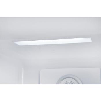 Exquisit GS295-NF-H-040D Stand Gefrierschrank, 60cm breit, 274l, No frost, Ice-Maker, LED-Beleuchtung, inoxlook-az