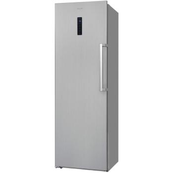 Exquisit GS295-NF-H-040D Gefrierschrank, 60cm breit, 274l, No frost, Ice-Maker, LED-Beleuchtung, inoxlook