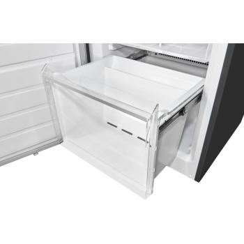 Exquisit GS295-NF-H-040D Gefrierschrank, 60cm breit, 274l, No frost, Ice-Maker, LED-Beleuchtung, inoxlook