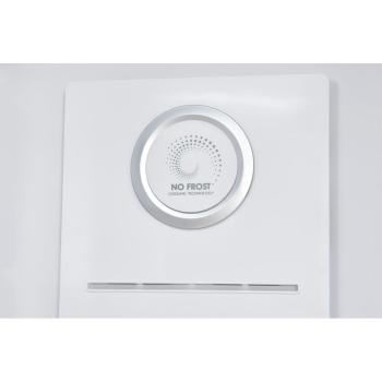 Exquisit GS295-NF-H-040D Gefrierschrank, 60cm breit, 274l, No frost, Ice-Maker, LED-Beleuchtung, inoxlook