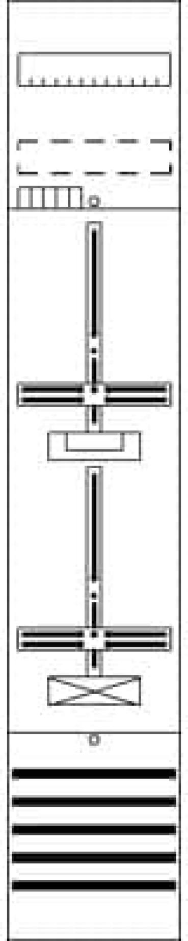 ARDEBO.de Striebel&John DF19A1XXB Zählerfeld, Feldbreite: 1, Reihen: 0, 1350 mm x 250 mm x 160 mm, IP2XC (2CPX054186R9999)