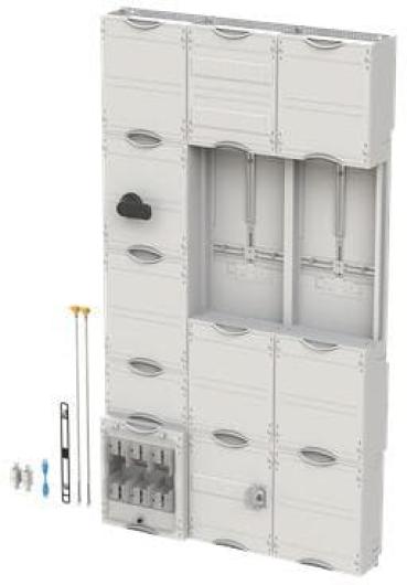 ARDEBO.de Striebel&John WF39KN1 Mess- und Wandlerfeld mit Zählerkreuz, WF, Feldbreite: 3, 1350 mm x 750 mm x 160 mm, IP2XC, weiß (2CPX056025R9999)