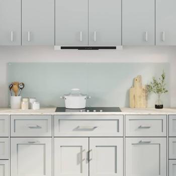 ARDEBO.de - Küchenrückwand 2 pcs Weiß 90 x 50 cm Gehärtetes Glas