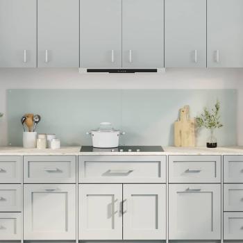 ARDEBO.de - Küchenrückwand 2 pcs Weiß 100 x 50 cm Gehärtetes Glas
