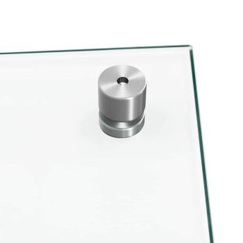 Küchenrückwand 2 pcs Transparent 100 x 40 cm Gehärtetes Glas