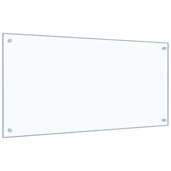 Küchenrückwand 2 pcs Transparent 100 x 50 cm Gehärtetes Glas