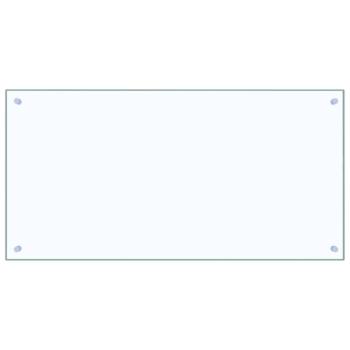 Küchenrückwand 2 pcs Transparent 100 x 50 cm Gehärtetes Glas