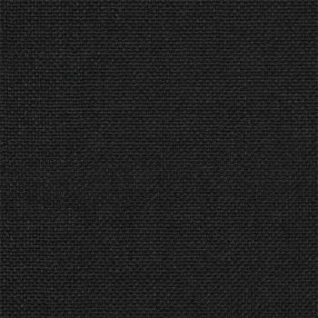 Bettgestell mit gepolstertem Kopfteil Schwarz 100 x 200 cm