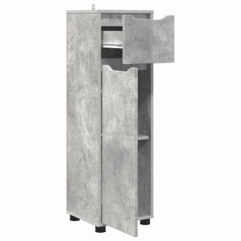 Badezimmerschrank Beton Grau 30,5 x 30 x 101 cm Holzwerkstoff
