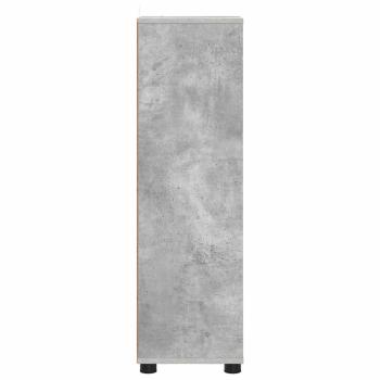 Badezimmerschrank Beton Grau 30,5 x 30 x 101 cm Holzwerkstoff