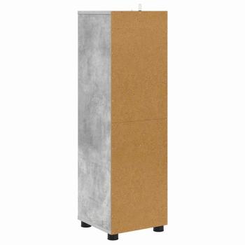 Badezimmerschrank Beton Grau 30,5 x 30 x 101 cm Holzwerkstoff