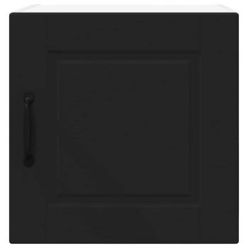 Küchenwandschrank mit Tür Schwarz 40 x 31 x 40 cm Holzwerkstoff