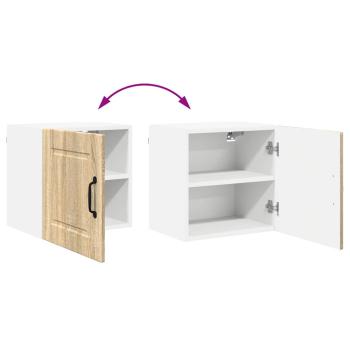 Küchenwandschrank mit Regal 2 pcs Sonoma-Eiche 40 x 31 x 40 cm