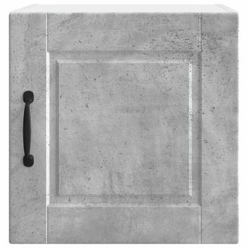 Küchenwandschrank mit Regal 2 pcs Beton Grau 40 x 31 x 40 cm
