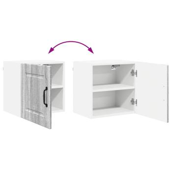 Küchenwandschrank mit Regal 2 pcs Graues Sonoma 40 x 31 x 40 cm
