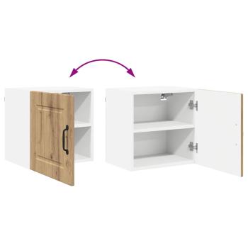 Küchenwandschrank mit Regal 2 pcs Artisan-Eiche 40 x 31 x 40 cm
