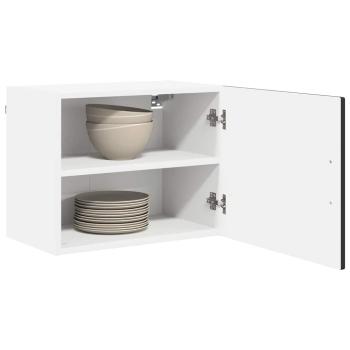 Küchenwandschrank mit Tür Schwarz 50 x 31 x 40 cm Holzwerkstoff
