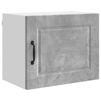 Küchenwandschrank mit Regal 2 pcs Beton Grau 50 x 31 x 40 cm