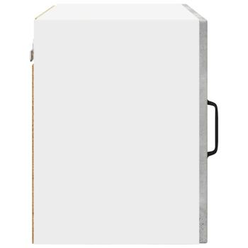 Küchenwandschrank mit Regal 2 pcs Beton Grau 50 x 31 x 40 cm