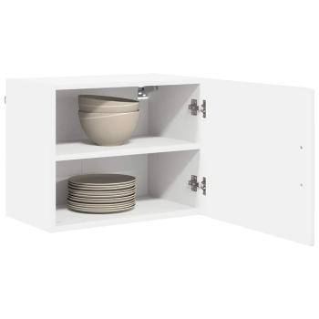 Küchenwandschrank mit Tür 2 pcs Hochglanz Weiß 50 x 31 x 40 cm