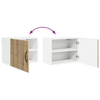 Küchenwandschrank mit Regal 2 pcs Artisan-Eiche 50 x 31 x 40 cm