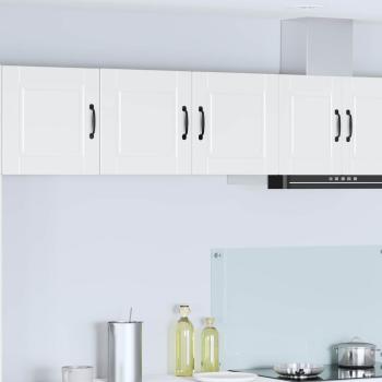 ARDEBO.de - Küchenwandschrank mit Regal Weiß 80 x 31 x 40 cm Holzwerkstoff