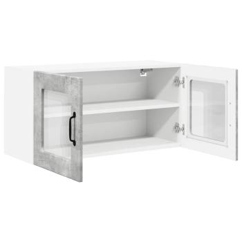 Küchenwandschrank Beton Grau 80 x 31 x 40 cm Holzwerkstoff