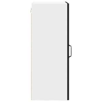 Küchenwandschrank mit Tür Schwarz 50 x 31 x 80 cm Holzwerkstoff