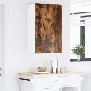 Küchenwandschrank mit Regal Geräucherte Eiche 50 x 31 x 80 cm