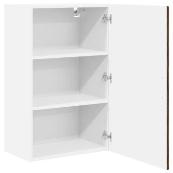 Küchenwandschrank mit Regal Braun Eichen-Optik 50 x 31 x 80 cm