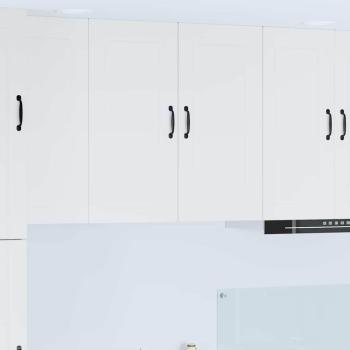 ARDEBO.de - Küchenwandschrank mit Regal Weiß 80 x 31 x 80 cm Holzwerkstoff