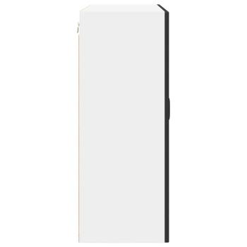 Küchenwandschrank mit Tür Schwarz 80 x 31 x 80 cm Holzwerkstoff