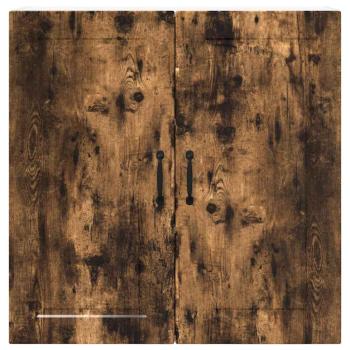 Küchenwandschrank mit Regal Geräucherte Eiche 80 x 31 x 80 cm