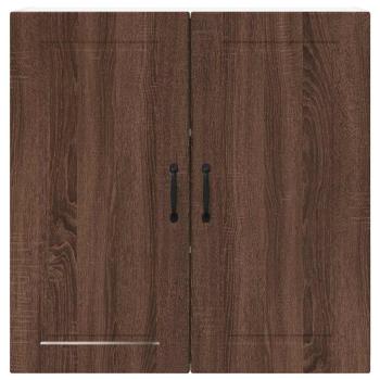 Küchenwandschrank mit Regal Braun Eichen-Optik 80 x 31 x 80 cm