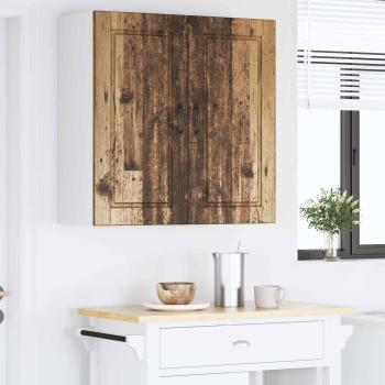 Küchenwandschrank mit Tür Altholz 80 x 31 x 80 cm Holzwerkstoff