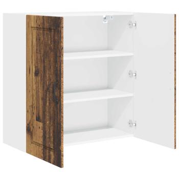 Küchenwandschrank mit Tür Altholz 80 x 31 x 80 cm Holzwerkstoff